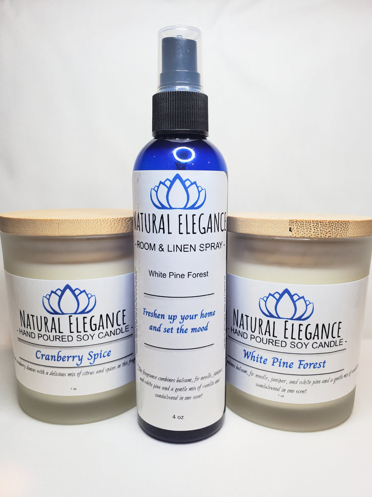 Winter Scents | Soy Candles and Room & Linen Spray