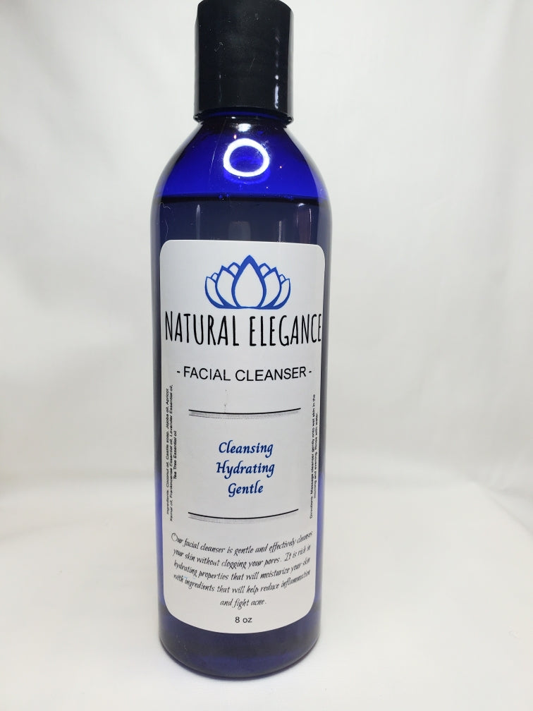 Natural Elegance Products cleansing hydrating moisturizing balancing gentle smooth all natural handmade vegan best facial face cleanser