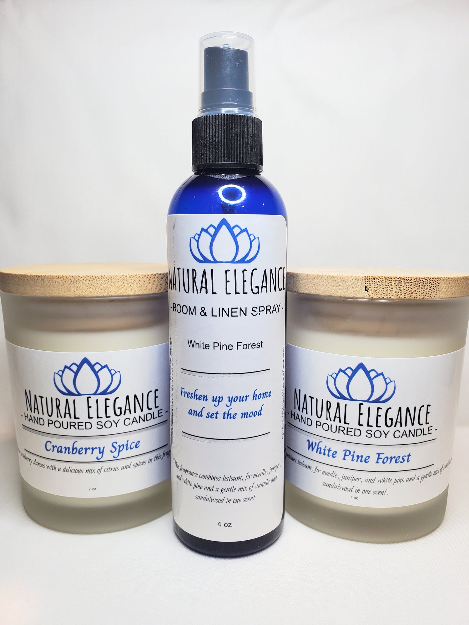 Winter Scents | Soy Candles and Room & Linen Spray