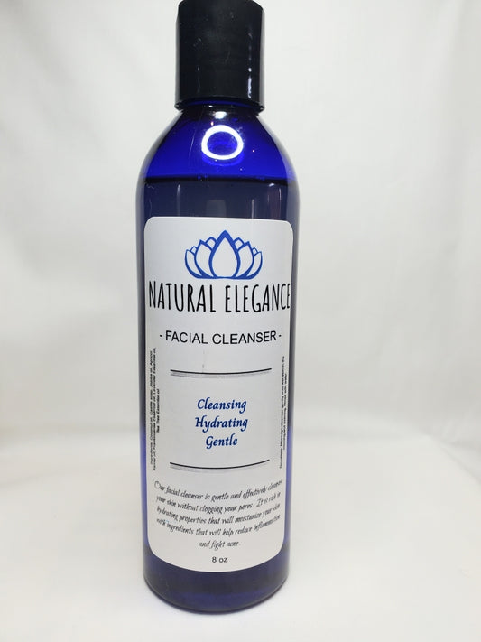 Natural Elegance Products cleansing hydrating moisturizing balancing gentle smooth all natural handmade vegan best facial face cleanser